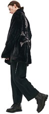 Mastermind WORLD Black faux fur jacket 205058